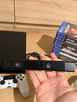 PS4 FAT 500GB , 2x ovládač , hry , PS4 kamera a slúchadlá - 8
