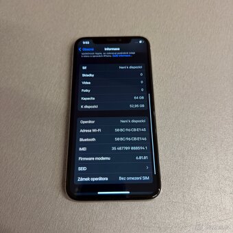 iPhone X 64GB bílý - 8