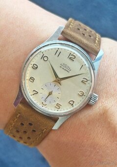 Československé mechanické vintage retro hodinky PRIM 50 - 8