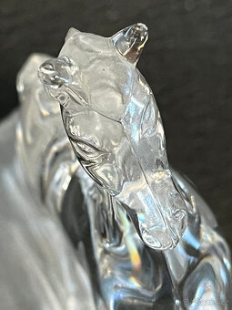 Cristal d'Arques Soška, plastika Kůň, křišťálové sklo - 8