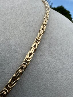 Zlaty řetěz - královská vazba 65cm -36.4g 585 14k - 8