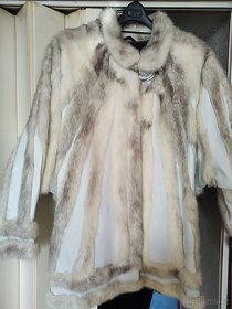 Pravý norkový kožich paleto - 8
