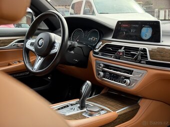 BMW 740XD 2018 M-PACKET / NAPPA / B&W / TAŽNÉ / LASER / TOP - 8