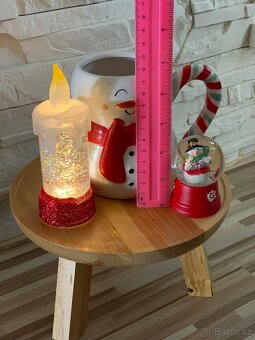 Prodám nový vánoční nepoužívaný hrnek + svítící LED dekorace - 8