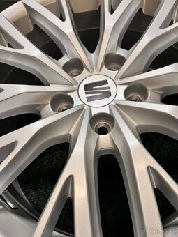 5x112 R17 Originál alu disky Seat LEON IV. - TOP STAV - 8