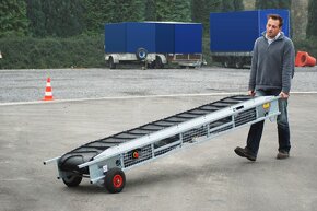 Půjčím mobilní pásový dopravník 3m + 4,5m 220V - 8