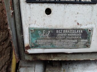 Funkční Dieselová elektrocentrála Slavia 5,6 kW - 8