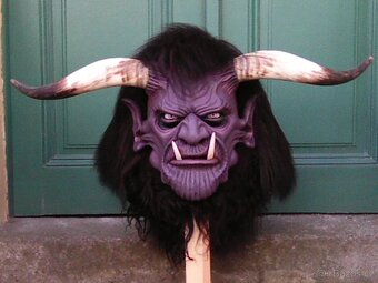 KRAMPUS maska ČERNÝHO ĎÁBLA - 8