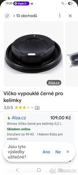 Víčko na plastový kelimek - 8