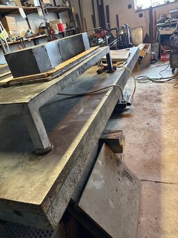 prodám litinovou příměrnou desku (rysplotnu) 300/124cm - 8