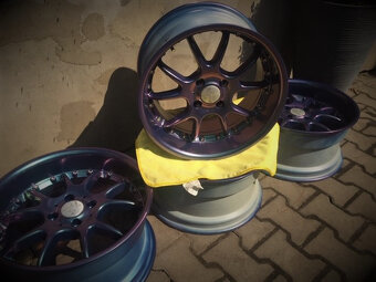 👉 Alu disky Keskin 17" 4x108 – měňavka - TOP stav - 8