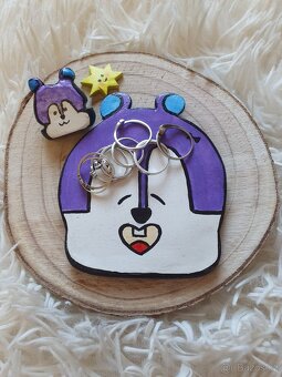 Kpop BTS podtácky BT21 (+ mini figurky) - 8