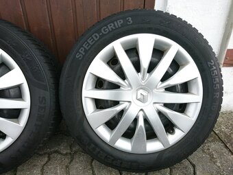 Renault Megane 3,4 ,Laguna 3 16"  215/55/16 zimní Kola - 8