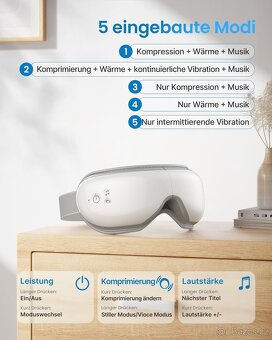 Masážní Přístroj s vyhříváním RENPHO Eyeris 1 - 8