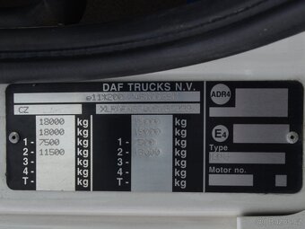 DAF CF 320 FA Euro VI 4x2  skříň - 8