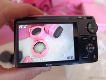 Nikon 1 J1 Pink Boxed + Objektivy - 8