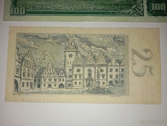 BANKOVKY 100+25 KČS 1961, VZÁCNÉ SÉRIE, PĚKNÉ STAVY - 8