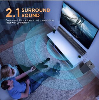 Nový Soundbar Bomaker Tapio V, bezdrátový subwoofer - 8