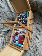 Dřevěná kazeta na šití - 8