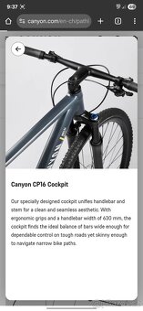 Canyon Pathlite 7 vel. M (2021) - Shimano XT Trekingové kolo - 8
