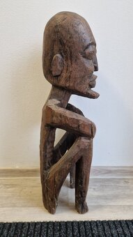 Dvojice ancestorálních figur kmen IGBO - Nigérie, dovoz 1950 - 8