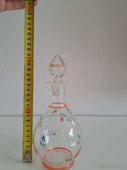 Skleněná karafa se čtyřmi skleničkami - 8