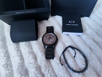 Sada: luxusní pánské hodinky Armani Exchange+ náramek AX - 8