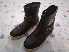 35 36 zimní boty s-tex kožené kozačky Magna - 8