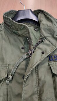 Bunda M65 použitá s nášivkami, vel.M/R - 8