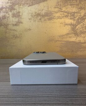 Apple iPhone 15 Pro 128GB Natural TOP stav, baterie 100% - 8
