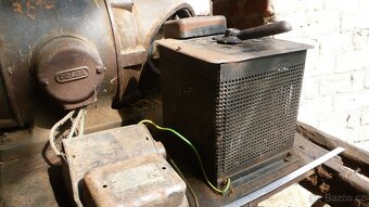 PRAGA-historický stabilní elektromotor-dynamo - 8