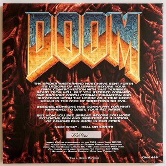 Doom 1993 Original Soundtrack Limited Edition Vinyl 2 LP - 8