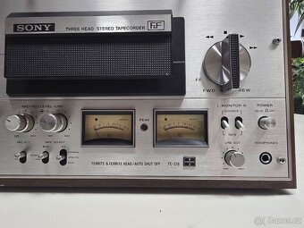 TOP - Kotoučový vintage magnetofon SONY TC-378 - Sběratelský - 8