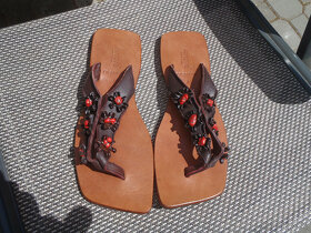 Prodám dámské kožené sandály - 8