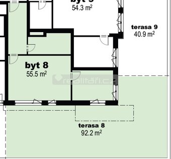 Pronájem novostavby bytu 2+kk s velkorysou terasou v Plzni-S - 8
