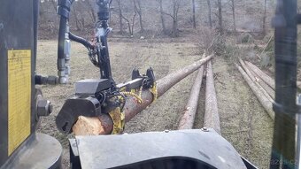 Valtra C100 + hydraulická ruka, kácecí hlavice, vyvážečkou - 8