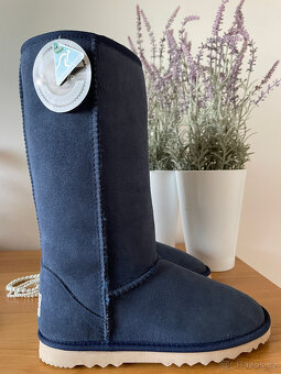 Nové modré kožené válenky sněhule boots UGG vel. 39 - 8