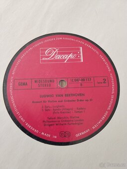 LP "vinyl " desky Mix Vážná hudba " BEETHOVEN " - 8