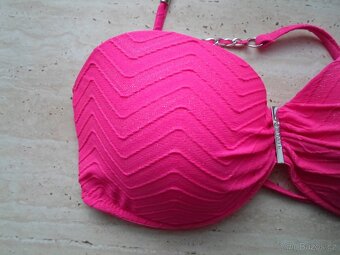 Růžové plavky plavková podprsenka 75C - 8