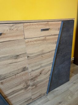 Designový moderní set - Skříň + Komoda - 8