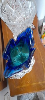 Váza hutní sklo výška 34 cm - 8