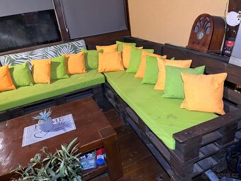 Venkovní paletové posezení - 8