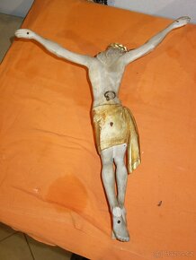Kristus dřevěný polychromovaný - 8