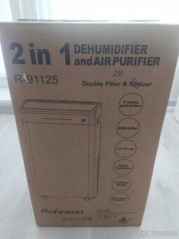 Odvlhčovač Rohnson R-91125 double filter & ionizer - 8