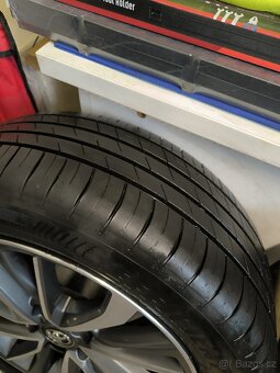 ALU kola Toyota Avensis 5x114,3 R17, Originál, pneu 6mm+TPMS - 8