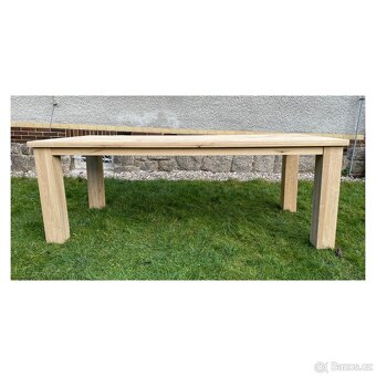 Dubový masivní jídelní stůl - Max 220 cm - 8