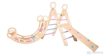 Montessori houpačka 5v1 nové Nerozbalené - 8
