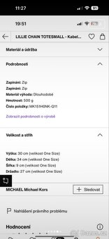 Michael Kors kabelka Lillien Chain - 8