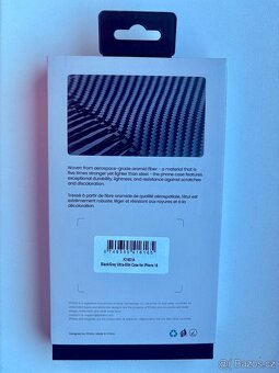 Kryt Pitaka Ultra-Slim Case Black/Grey Twill Apple iPhone 16 - 8