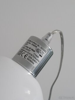 Křeslo/ušák, podnožka a lampa - 8